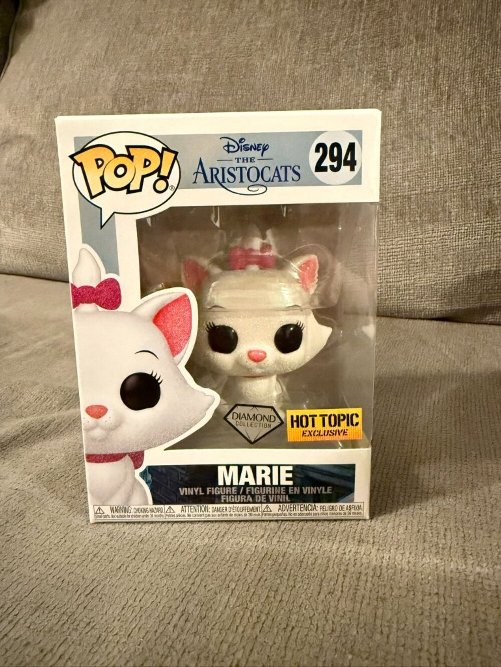 Funko Pop - Disney Aristocats #294 Marie - Diamond Collection - Hot Topic